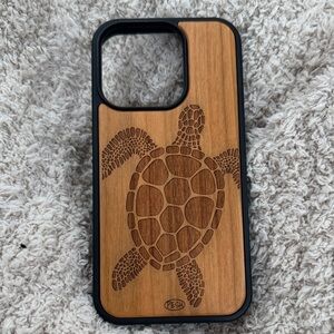 Wooden Turtle Phone Case